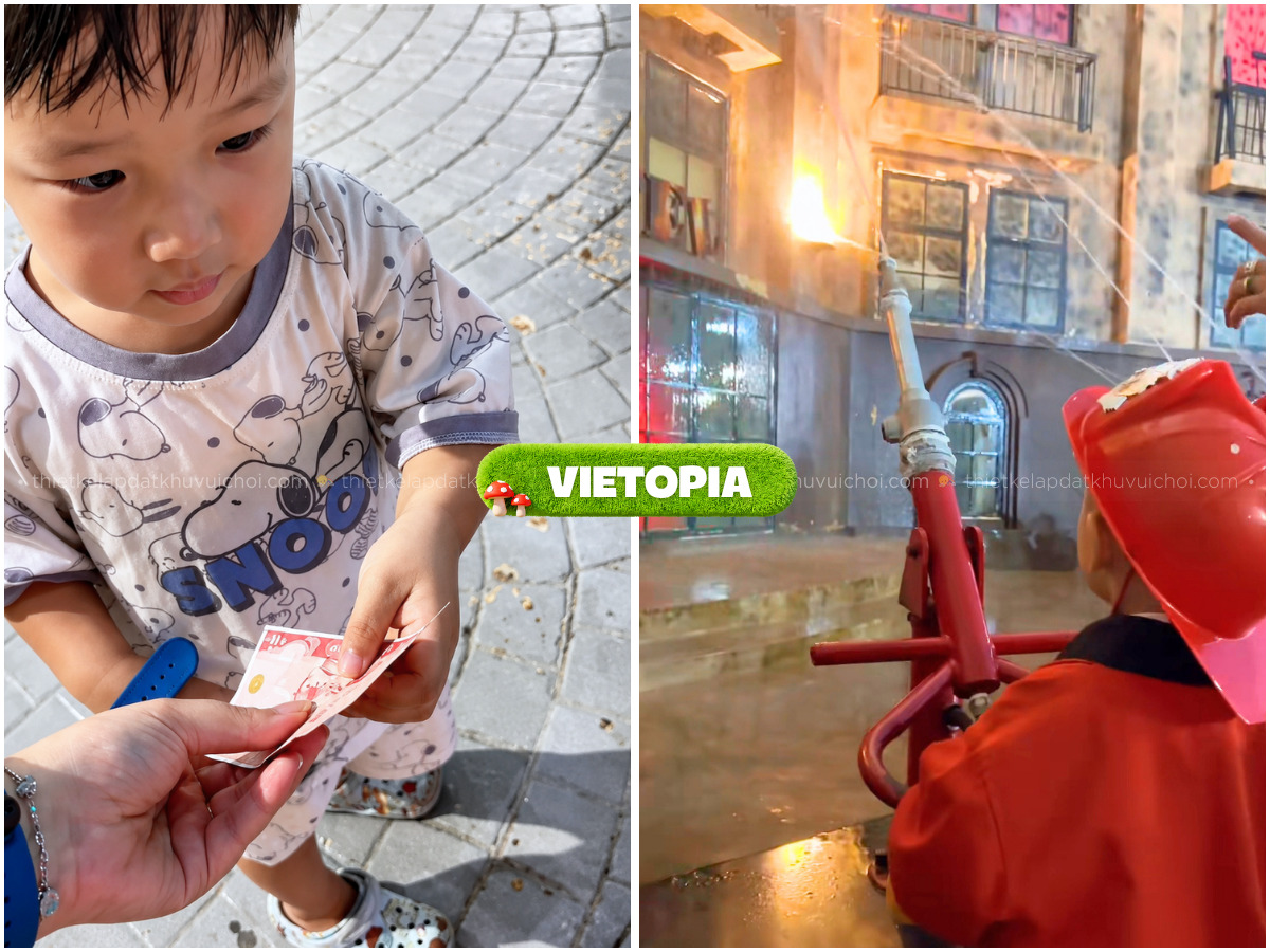 Khu vui chơi hướng nghiệp để dẫn bé đi chơi cuối tuần