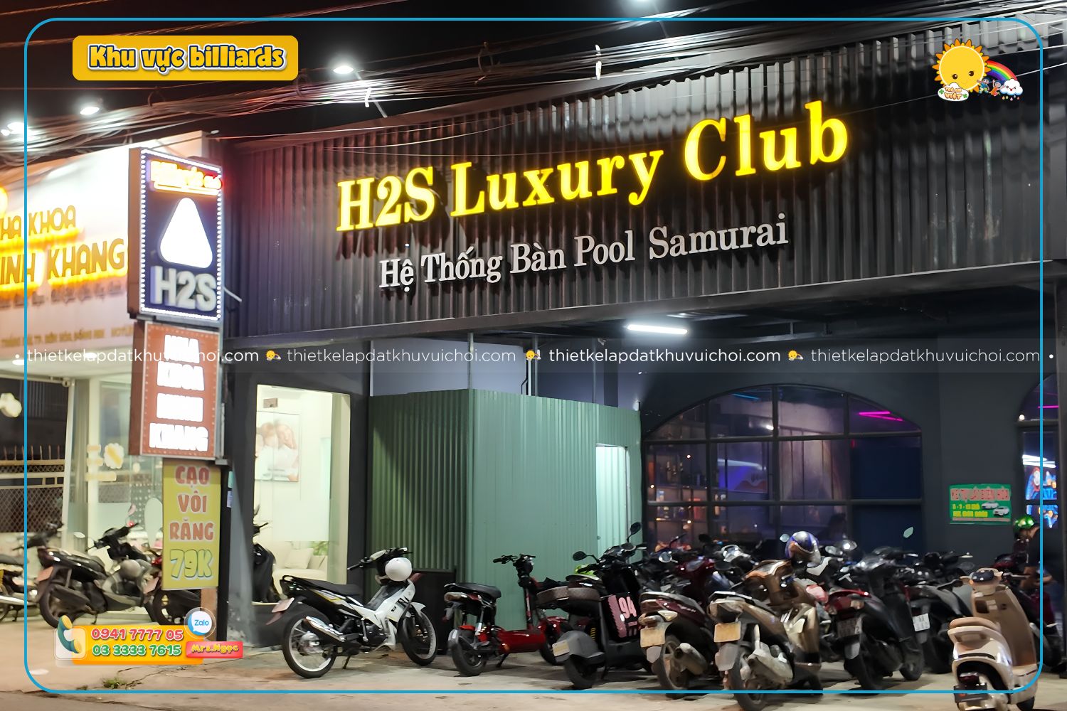 Khu vực billards
