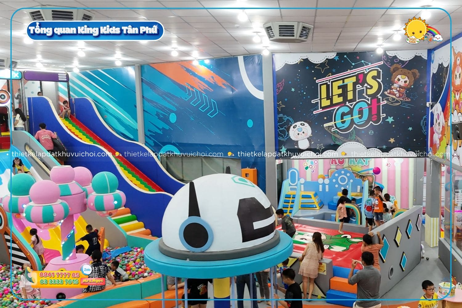 Tổng quan khu vui chơi King Kids Tân Phú