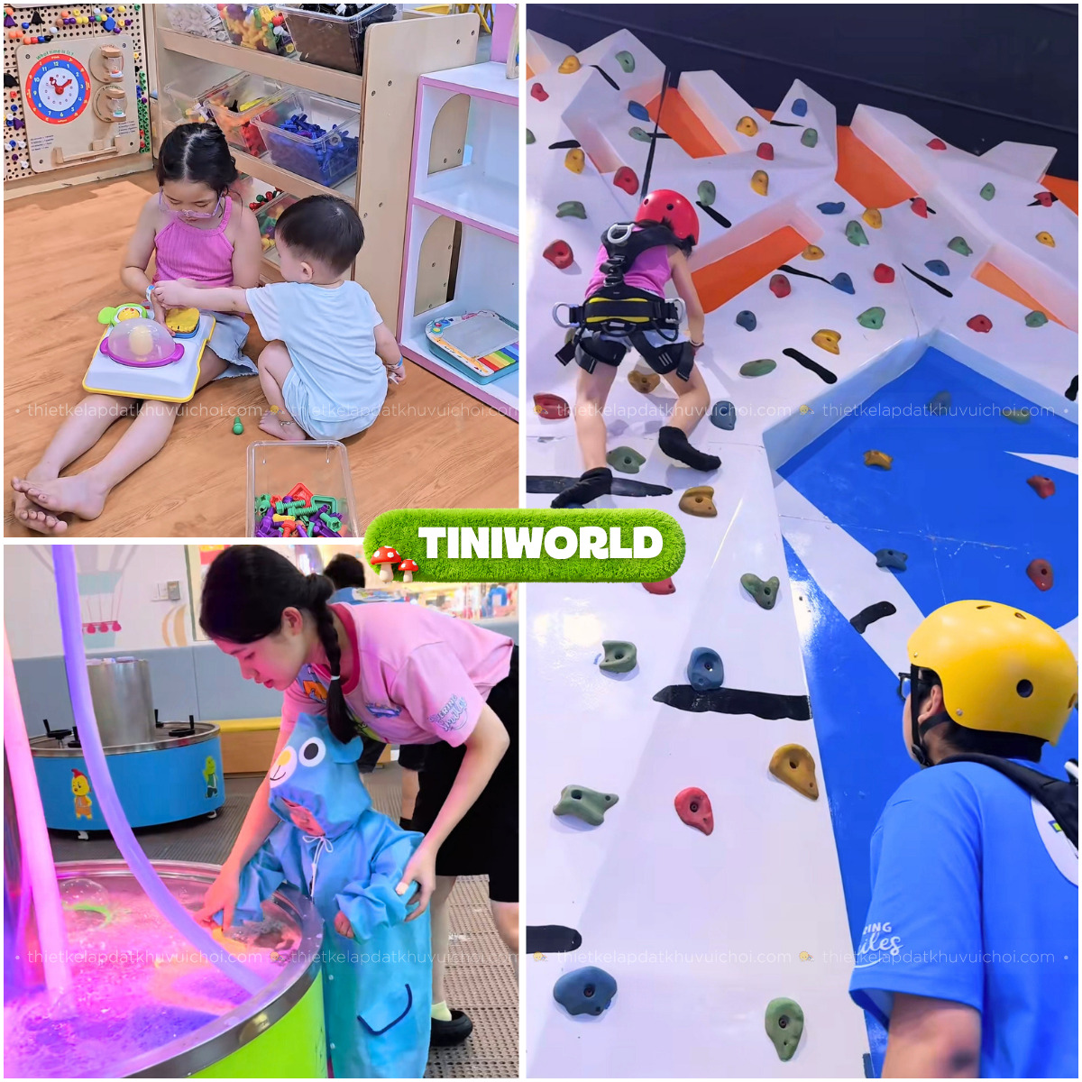 Hệ thống khu vui chơi tiNiWorld dành cho trẻ em