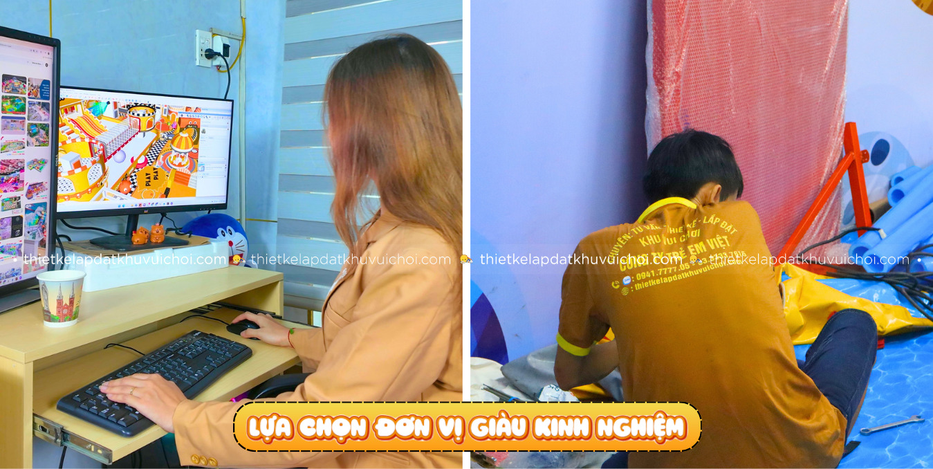 Chọn đơn vị giàu kinh nghiệm để xử lý mặt bằng không vuông vắn làm khu vui chơi trẻ em