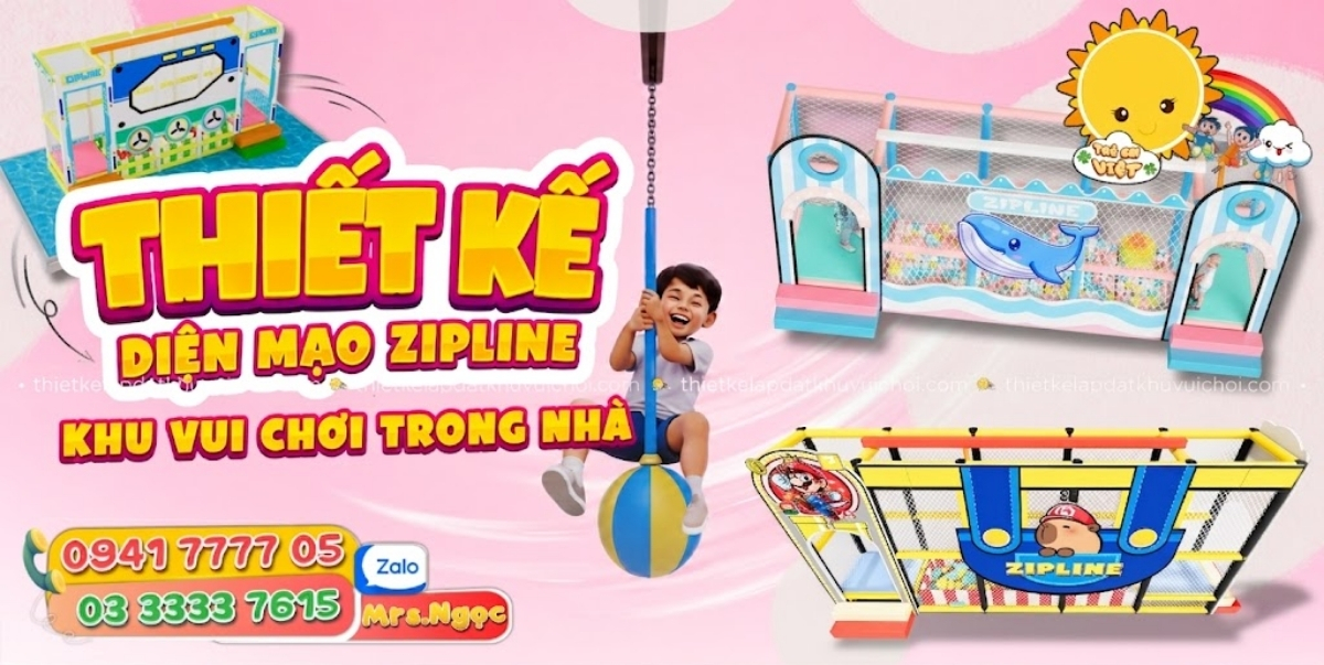 Thiết Kế Diện Mạo Trượt Zipline Khu Vui Chơi Trong Nhà.jpg