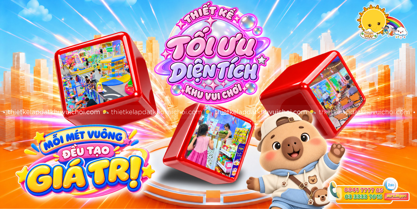 Banner Thiết kế tối ưu diện tích khu vui chơi
