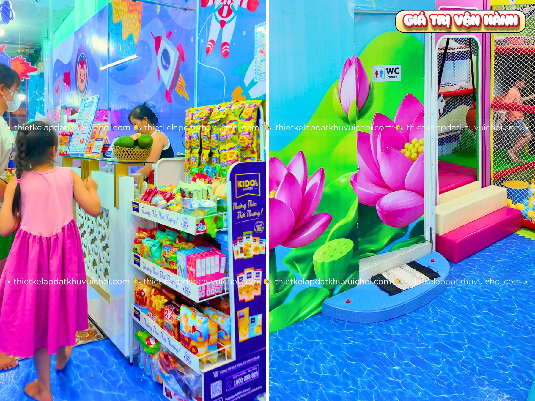 Giá trị vận hành trong thiết kế tối ưu diện tích khu vui chơi
