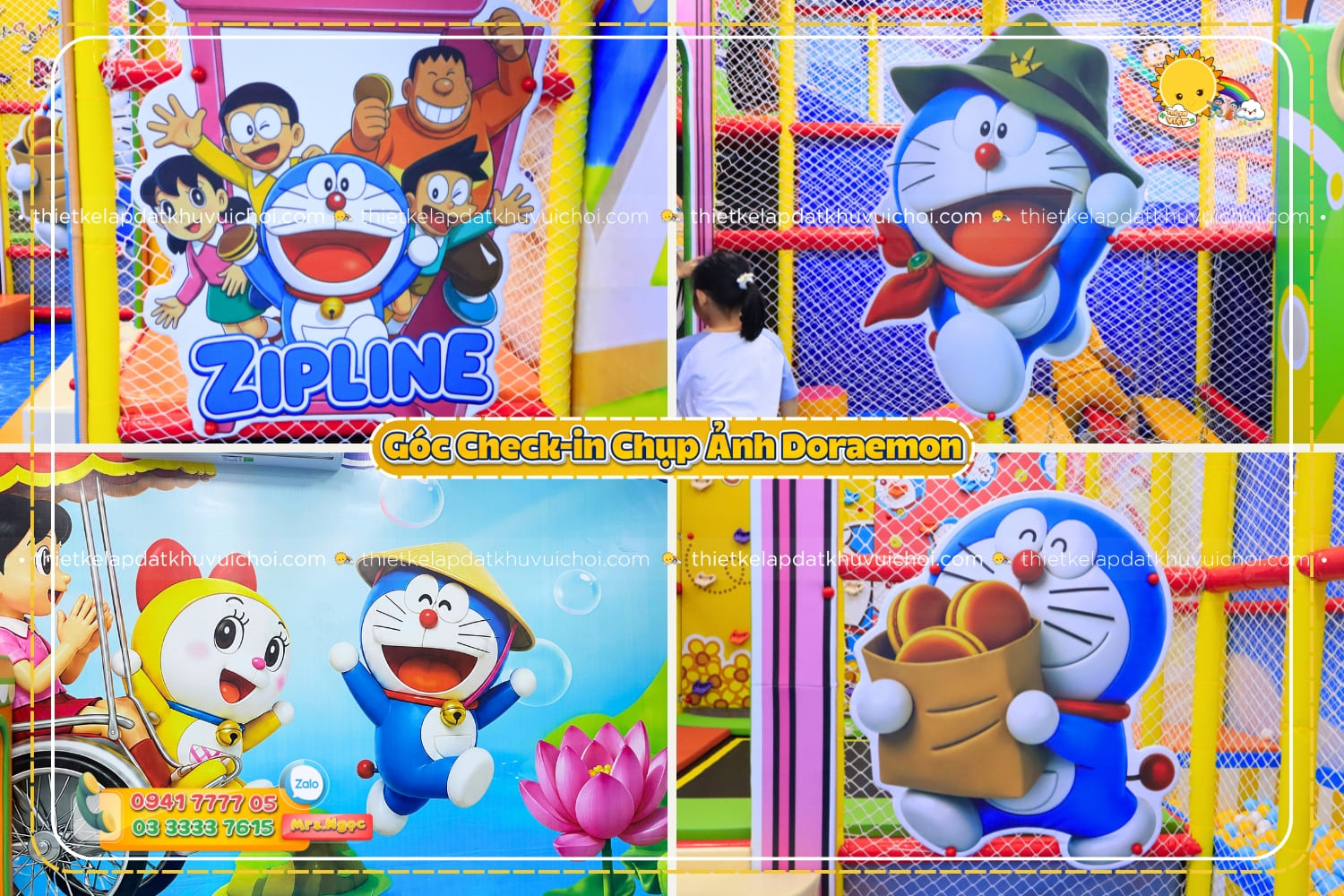 Góc chụp hình check-in Doraemon