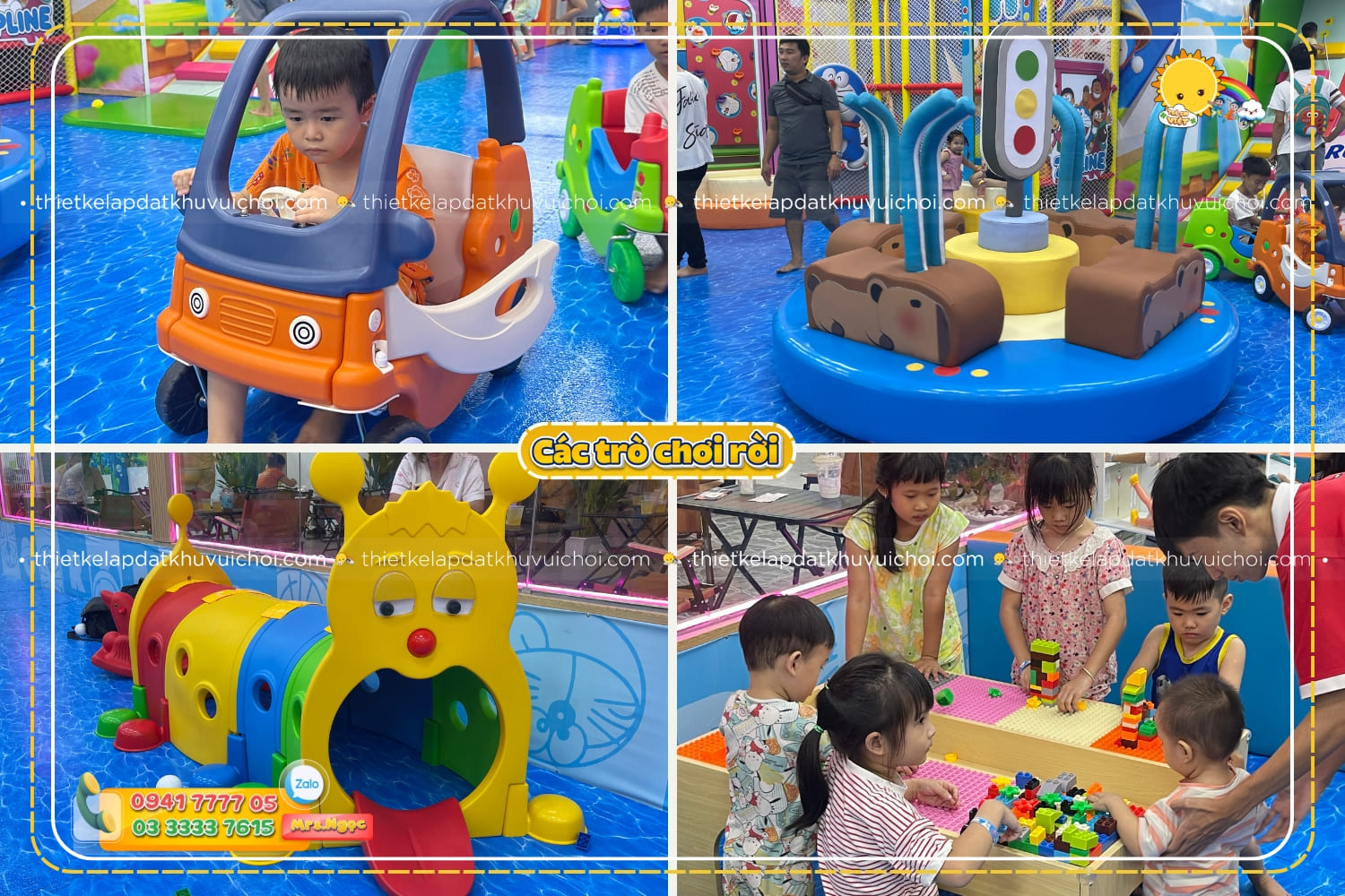 khu vực các trò chơi rời