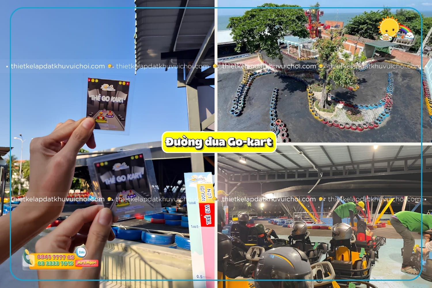 Đường dua Go-Kart tại Sunset Kart Arena Phan Thiết