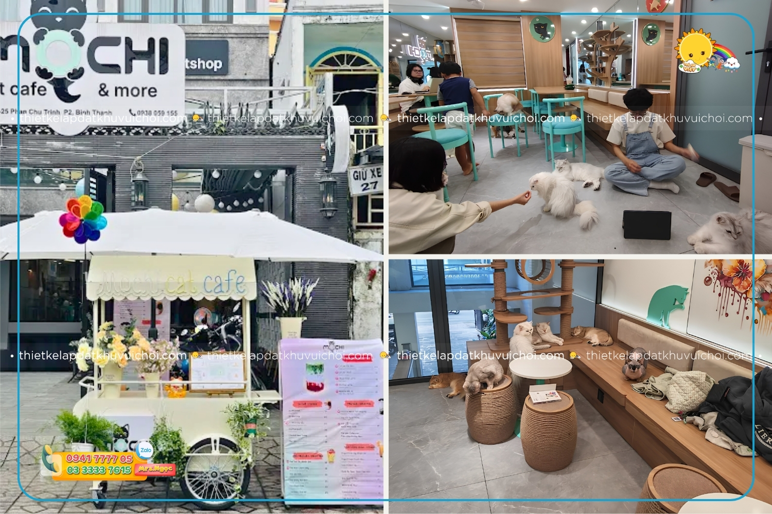 Quán cà phê thú cưng - Quán cafe thú cưng - Mochi Cat Cafe